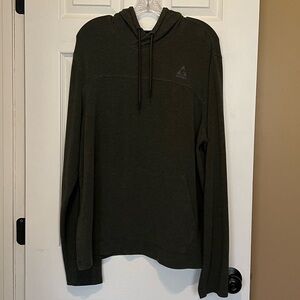 Gerry Men's Long Sleeve Performance Pullover Hoodie Size XL, Olive Green